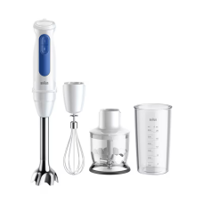 Braun Hand Blender MultiQuick 3 MQ30202M white/blue, 900 watts, with chopper and whisk