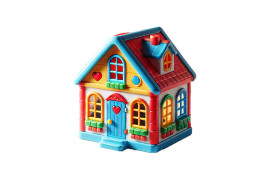 Bērnu rotaļu laukumi, mājiņas  