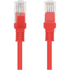 Lanberg Patchcord, Cat5e, unscreened, 3m, red (PVC5-10CC-0300-R)