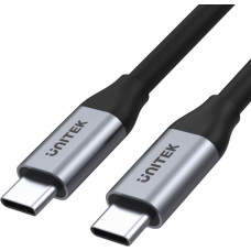 Unitek USB cable Unitek USB-C - USB-C 1 m Grey (C14082ABK)