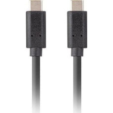 Lanberg USB cable Lanberg USB-C - USB-C 1 m Black (CA-CMCM-32CU-0010-BK)
