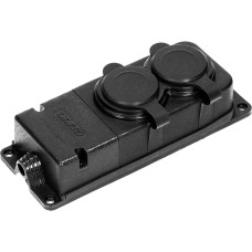 Orno ROZGAŁĘŹNIK BRYZGOSZCZELNY I ODPORNY NA UDERZENIA, 2 GNIAZDA 2P +Z