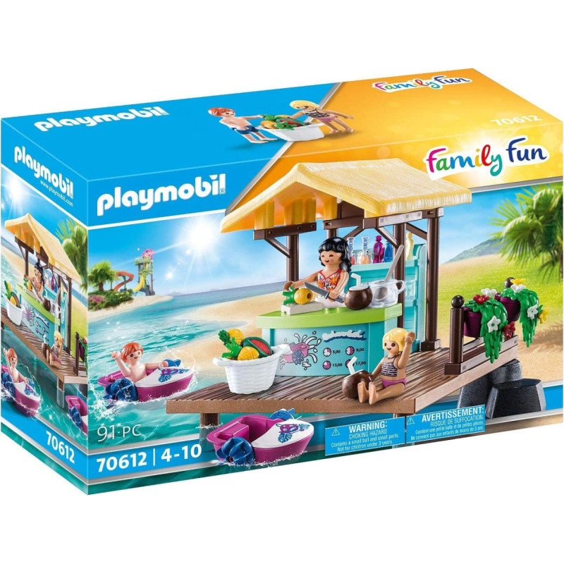 Playmobil Paddle boat rental with juice bar - 70612