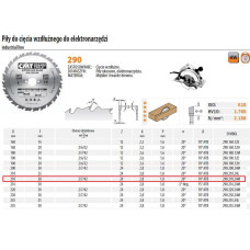 CMT PIŁA HM 210x30x2,8/1,8 Z=24 CIĘCIE WZDŁUŻNE