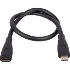 Akyga USB cable Akyga USB-C - USB-C 0.3 m Black (AK-USB-32)