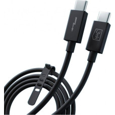 3MK USB cable 3MK Thunderbolt - Thunderbolt 1 m Black (Accessories - 3mk Hyper Thunderbolt Cable 240W)