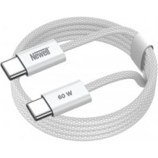 Techly Kabel Newell USB-C - USB-C 60 W - 2 m, biały