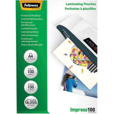 Fellowes A4 Glossy 100 Micron Laminating Pouch 100-pack