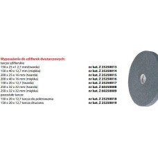 Proma TARCZA SZLIFIERSKA 200x25x16 TWARDA