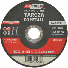 Awtools AW METAL CUTTING DISC 125*1,6mm BLACK LINE