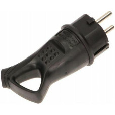 Orno WTYCZKA GUMOWA Z UCHWYTEM IP44 CZARNA 2P+Z