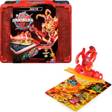 Spinmaster Spin Master Bakugan 2023 Baku-Tin with Special Attack Mantid, Skill Game (with Storage Box, Action Figure and Trading Cards)