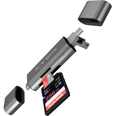 Icy Box IB-CR200-C karšu lasītājs USB 2.0 Melns
