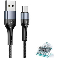 Usams USB cable Usams USB-A - USB-C 1 m Black (SJ449ZJ01)