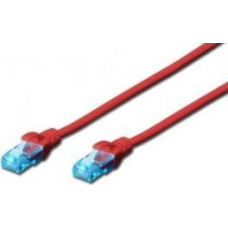 Digitus DIGITUS CAT 5e U-UTP patch cable PVC AWG 26/7 length 20m color red