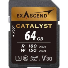 Exascend Karta ExAscend Catalyst SDXC 64 GB Class 10 UHS-I/U3 V30 (EX64GSDU1)