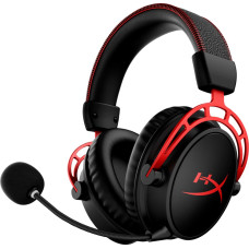 Hyperx Cloud Alpha – bezvadu spēļu austiņas (melnā-sarkanā krāsā)