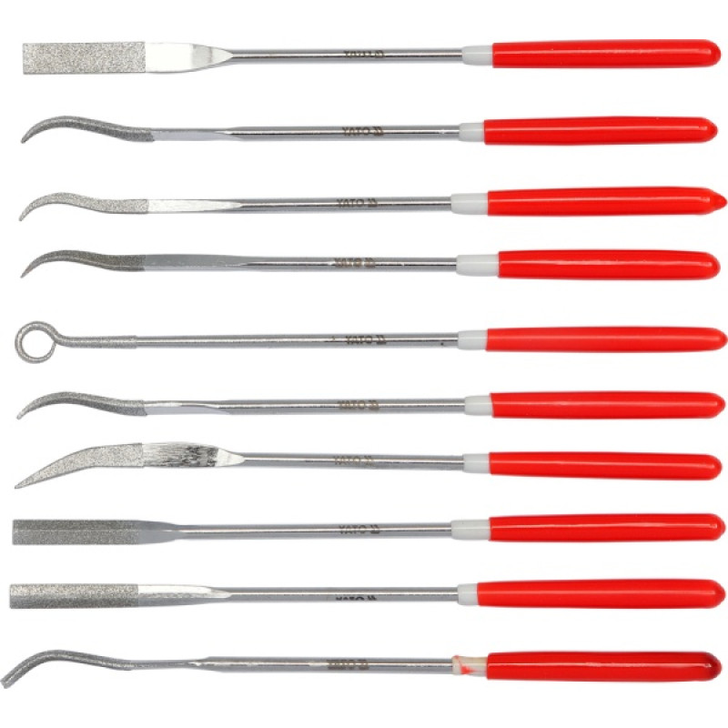 Yato IGLAKI DIAMENTOWE KOMPLET kpl.10szt/140mm   6145