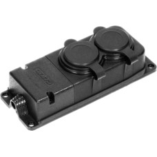 Orno ROZDZIELACZ WARSZTATOWY 2x GNIAZDA IP44 GUMA