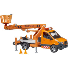 Bruder Mercedes Benz Sprinter work platform, model vehicle (incl. light + sound module)