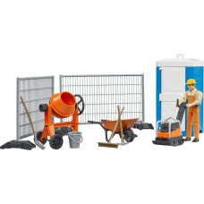 Bruder brother bworld construction site set, backdrop