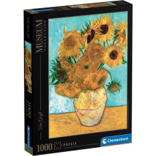 Clementoni Museum Collection: Van Gogh - Vase with Sunflowers, Puzzle (1000 pieces)