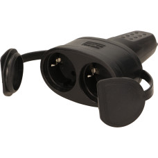 Orno HERMETYCZNE, PODWÓJNE GNIAZDO GUMOWE 2P + Z IP 44