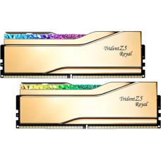 G.skill DDR5 - 48GB - 8000 - CL - 40 (2x 24 GB) Dual-Kit (gold, F5-8000J4048F24GX2-TR5G, Trident Z5 Royal, INTEL XMP)