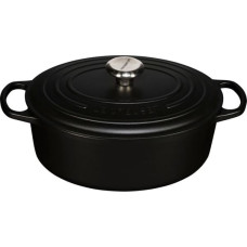 Le Creuset Signature Casserole oval 29 cm black