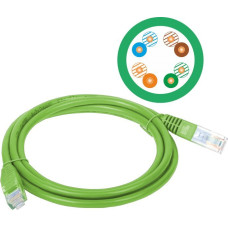 Alantec Patchcord UTP cat 5e 2.0m green - KKU5ZIE2.0
