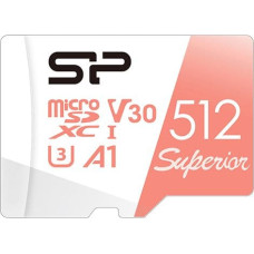 Silicon Power Tab Silicon Power Superior MicroSDXC 512 GB Class 10 UHS-I/U3 A1 V30 (SP512GBSTXDV3V20SP)