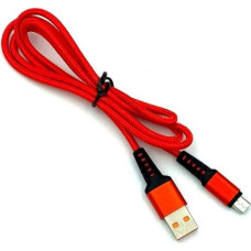 Denmen USB cable Denmen USB-A - microUSB 1 m Red (29353)
