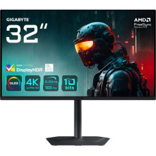 Gigabyte MO32U QD-OLED - 31.5 - black, UltraHD/4K, KVM, USB-C, AMD FreeSync Premium Pro, 165Hz panel