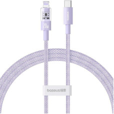 Baseus Kabel Baseus Gem USB C-IP 20W 1m (fioletowy)