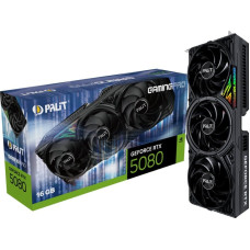 Palit Graphics Card|PALIT|NVIDIA GeForce RTX 5080|16 GB|GDDR7|256 bit|PCIE 5.0 16x|GPU 2295 MHz|Triple slot Fansink|1xHDMI|3xDisplayPort|NE75080019T2-GB2031A