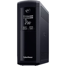 Cyberpower VP1600ELCD nepārtrauktas barošanas avots (UPS) Line-Interactive 1,6 kilovoltampērs 960 W 5 Maiņstrāvas izvade (-s)