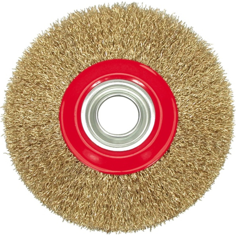 Vorel SZCZOTKA TARCZOWA 150mm, DRUT KARBOWANY, OTWÓR 32mm 06979