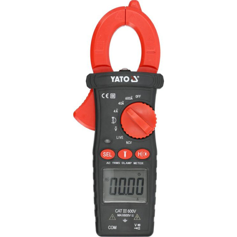 Yato YT.MIERNIK CĘGOWY TRUE RMS AC 600A