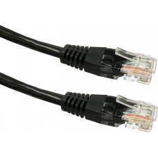 Tb Print Patchcord category 5e RJ45 UTP 1m black-