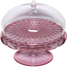 Guzzini VANITY Kuchenplatte mit Fuß und Haube Flamingo pink