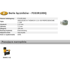 Bostitch GWOŹDZIE F 3,33 x 100mm RING 4050szt. F333R100Q