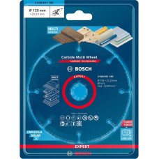Bosch EXPERT Carbide MultiWheel cutting disc, O 125mm (for angle grinders)