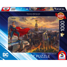 Schmidt Spiele Thomas Kinkade Studios: DC - Superman - Protector of Metropolis, Jigsaw Puzzle (1000 pieces)