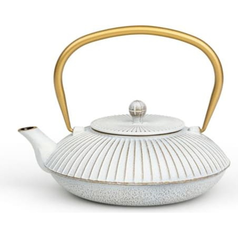 Bredemeijer Teekanne Linhai 1,1l Gusseisen weiß            153032