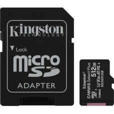 Kingston MEMORY MICRO SDXC 512GB UHS-I/W/ADAPTER SDCS2/512GB KINGSTON