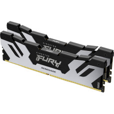 Kingston DDR5 32GB 6400 - CL - 32 - Dual-Kit - DIMM - KF564C32RSK2-32, fury renegade silver, black/silver