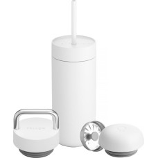 Fellow - Carter Move Mug 3 w 1 - Kubek termiczny + 3 nakrętki - Biały 473 ml