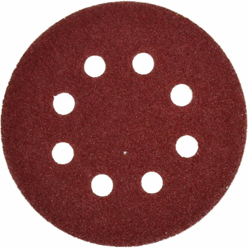 Awtools AW SANDING VELCRO DISC/ 8-HOLE 5pcs P60