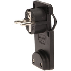 Orno WTYCZKA PŁASKA,UNI-SCHUKO Z UCHWYTEM CZARNA