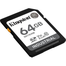 Kingston Industrial 64GB SDXC Memory Card (Black, UHS-I U3, Class 10, V30, A1)